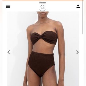 Hunza G Ruby bikini - BLACK - sold out color in this style.